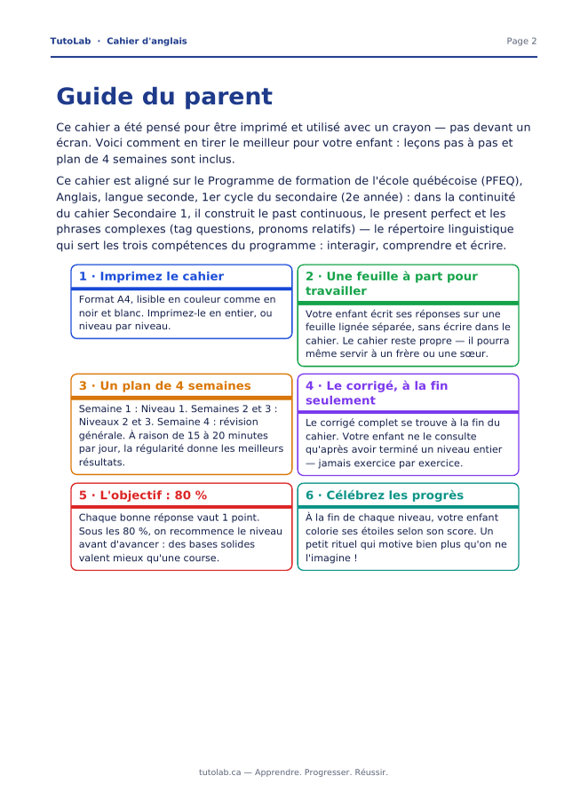 Guide du parent