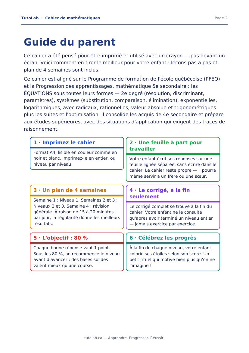 Guide du parent