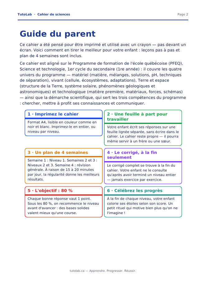 Guide du parent